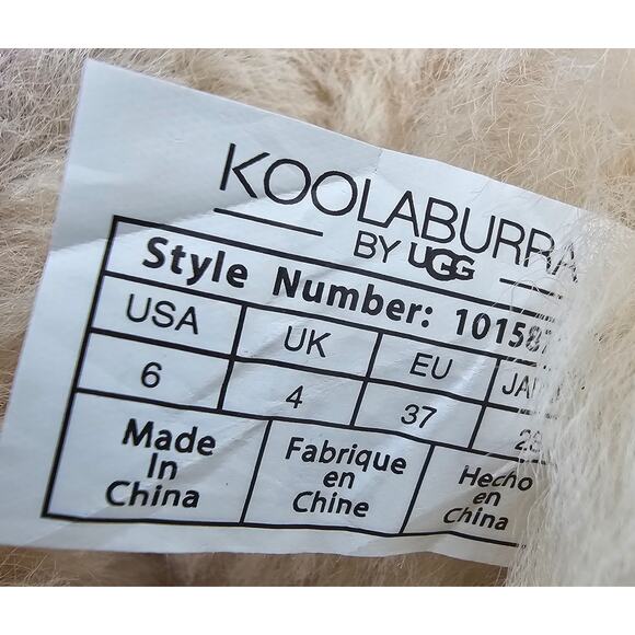 Koolaburra by UGG Victoria Tall  Suede Shearling Boot Bows Pom Mid Calf Womens 6 - Picture 10 of 10